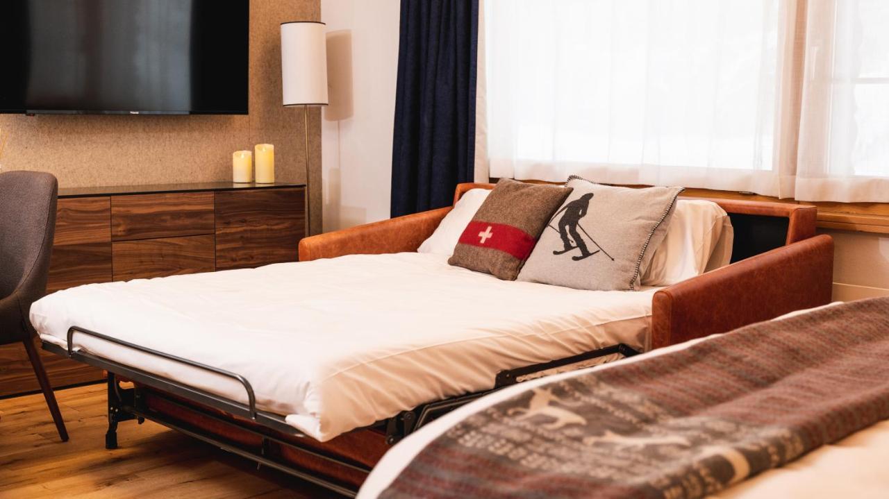 Wunderstay Alpine 16 Chic Studio Central Location Klosters Buitenkant foto