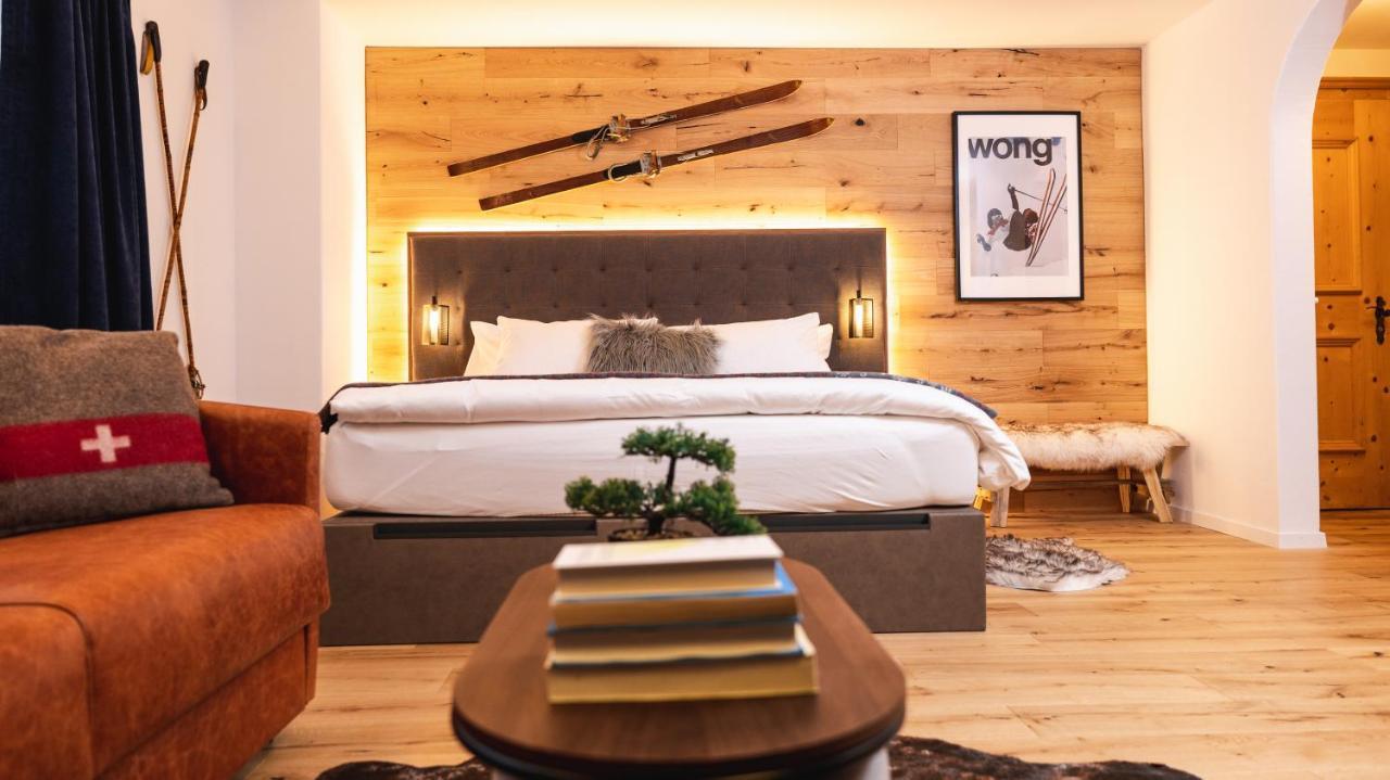 Wunderstay Alpine 16 Chic Studio Central Location Klosters Buitenkant foto