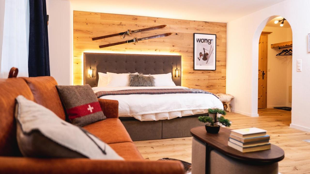 Wunderstay Alpine 16 Chic Studio Central Location Klosters Buitenkant foto